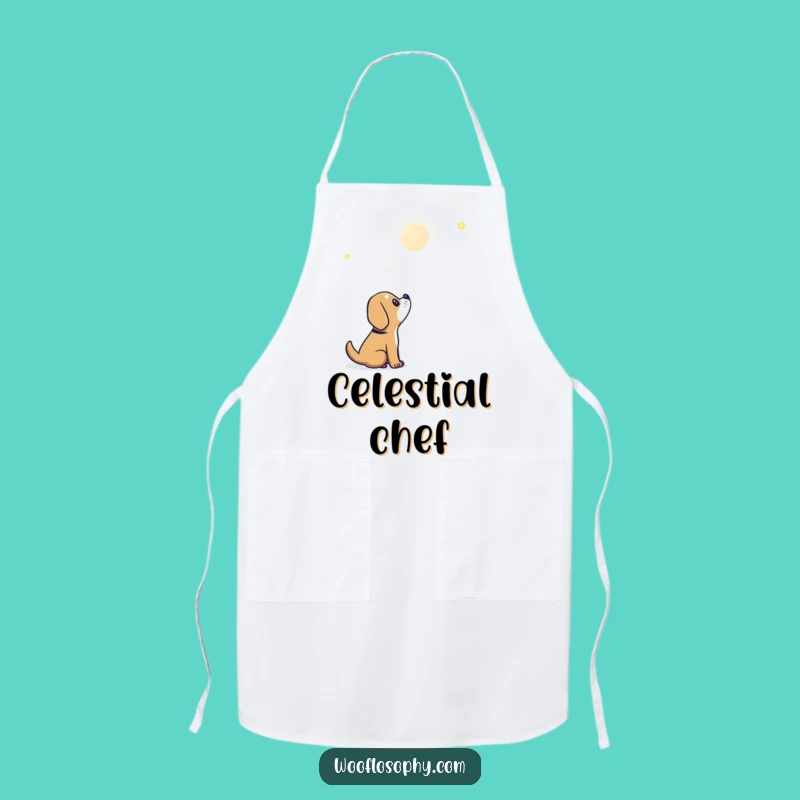 Funny Dog Chef Wonder Apron: Celestial Cooking Gift