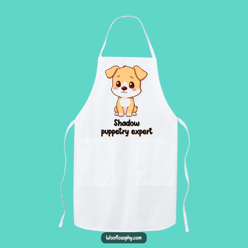 Funny Dog Pondering Chef Apron: Kitchen Humor for Canine Admirers, Unique Funny Gift