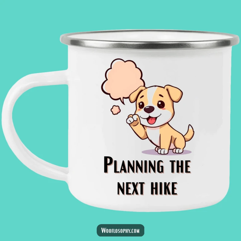 Funny Dog Idea Camping Mug: Fuel Your Creativity Outdoors