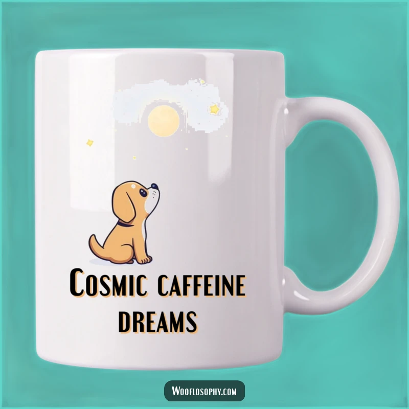Funny Dog Star Gazing Mug: A Wonder-Filled Night Sky Gift