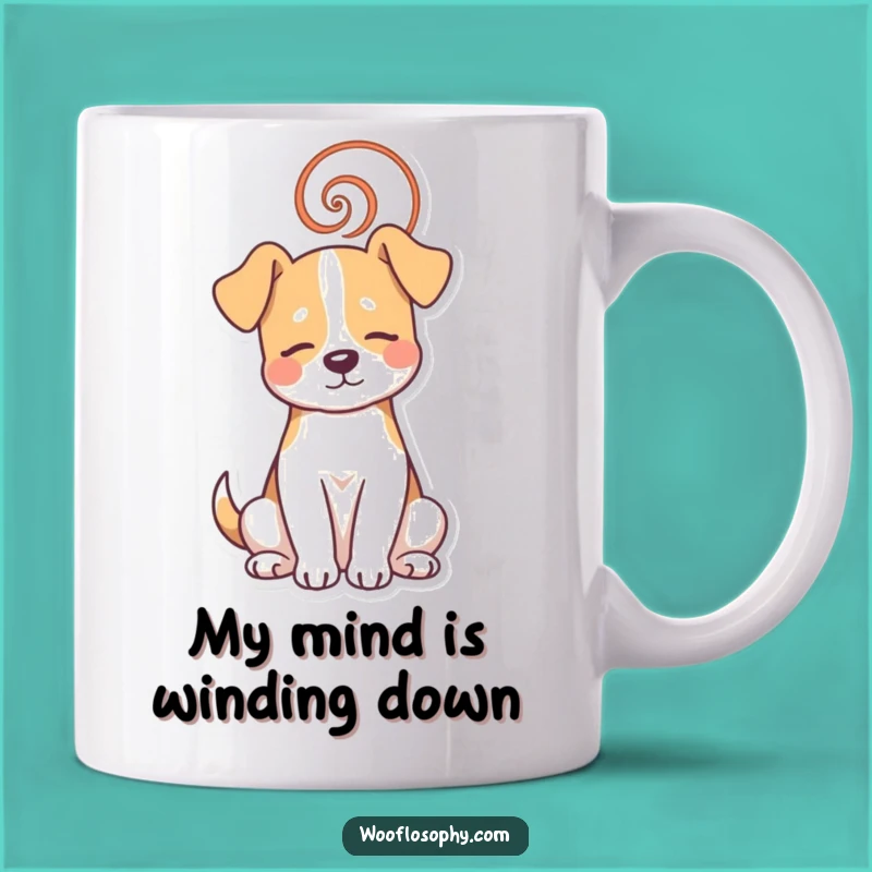 Funny Dog Zen Mug: Hilarious Gift for Your Meditating Mutt Lover