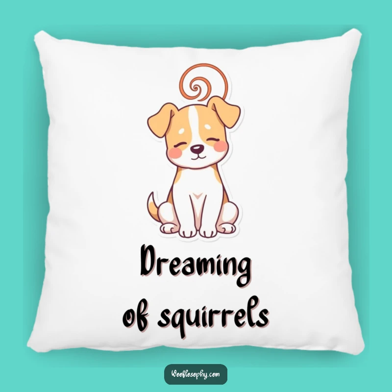 Funny Dog Zen Pillow: Huggable Serenity with a Hilarious Twist