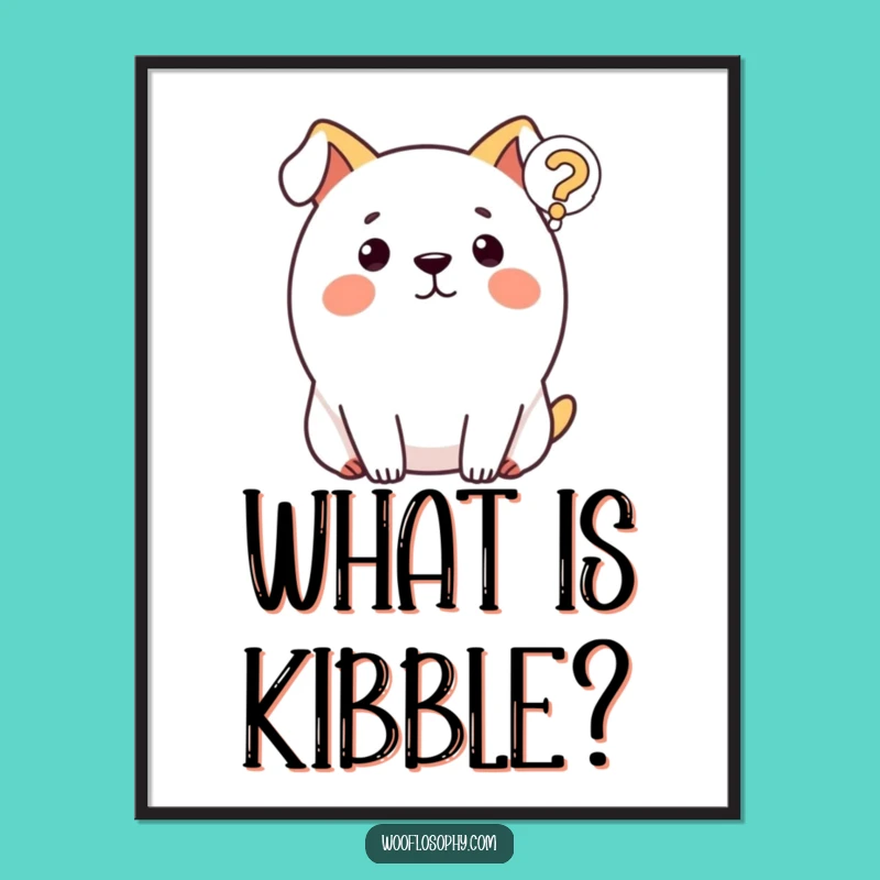 Funny Dog Poster: Hilarious Wall Art for Pondering Minds