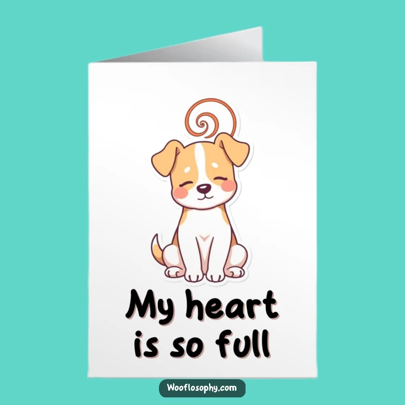 Free Printable Thank You Card: Zen Dog, Appreciative Downloadable Gift