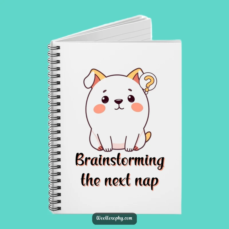 Funny Dog Notebook: Jot Down Your Thoughts with a Puzzled Pup