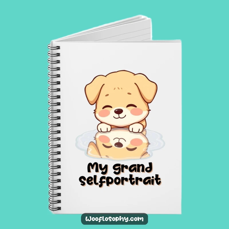 Funny Dog Reflection Notebook: Journal Your Joy, a Serene Pup's Humorous Diary