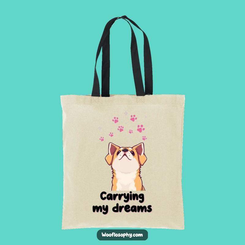Funny Dog Stars Tote Bag: Carry Your Dreams in Style