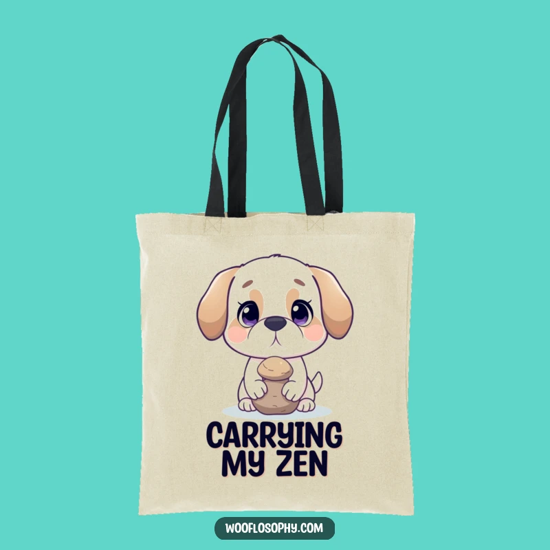 Funny Dog Balance Tote Bag: Carry Your Calmness with Style