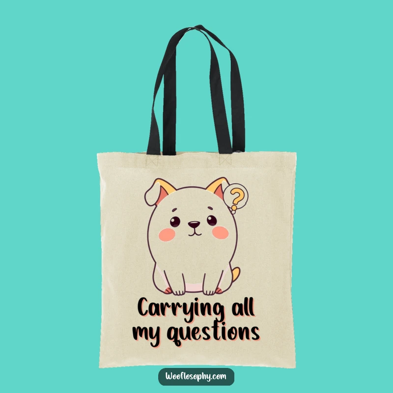 Funny Dog Tote Bag: Carry Your Thoughts (and Stuff) in Style